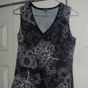 Ann Taylor Floral Print Sleeveless Top Women Size S